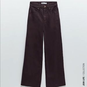 wide leg high waisted jeans